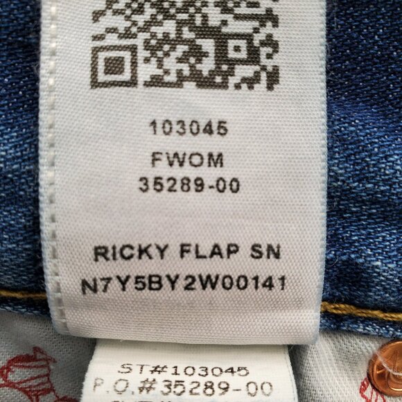 TRUE RELIGION Ricky Flap SN Straight Leg Men's 32 x 34 - Picture 9 of 16